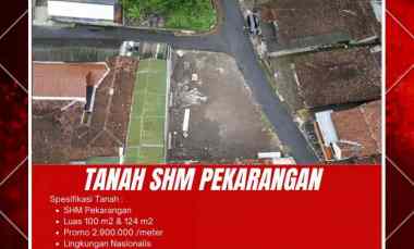 dijual tanah sanggrahan purwomartani