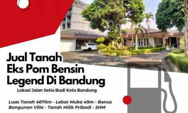 Tanah Rumah Pinggir Jalan Raya Setiabudi Ledeng Kota Bandung