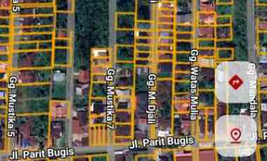 Dijual Tanah SHm Lokasi Jalan Parit Bugis Gg Mustika 7