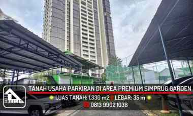 Tanah Dijual di Simprug Garden, Kebayoran Lama, Jakarta Selatan
