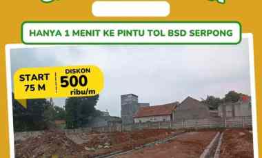 dijual tanah sip 767