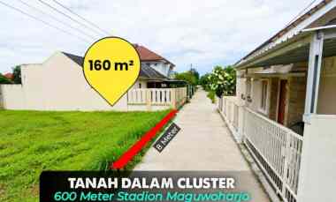 Tanah dalam Cluster di Maguwoharjo, Sleman 600 meter Stadion Waterp