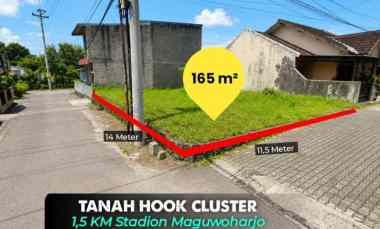Tanah di Candi Gebang Sleman dekat Kampus Upn Amikom 1,5 km ke Stad