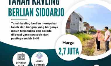 Dijual Tanah Strategis Sidoarjo