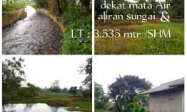 Tanah dekat Aliran Sungai, yang Sumber Nya dari Mata Mata Air, Subang J