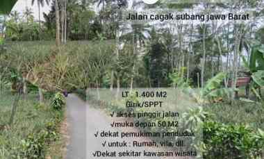 dijual tanah subang