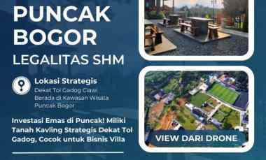 dijual tanah sukamanah megamendung