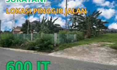 dijual tanah sukatani pinggir jalan kota palembang