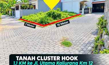 Tanah Hook dalam Cluster dekat Kampus Uii 1,1 km ke jl. Kaliurang km