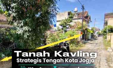 Tanah Kavling 112 m2, Strategis Tengah Kota Jogja Investasi Untung