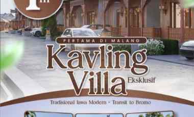 Kavling dengan Konsep Villa Etnik Traditional Jawa Modern