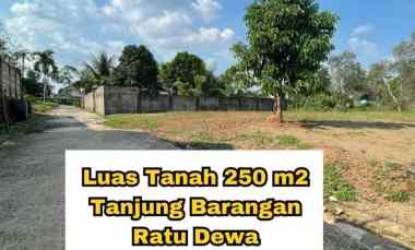 dijual tanah tanjung barangan ratu dewa