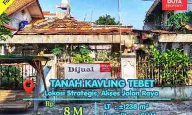 Tanah Dijual di Tebet Barat
