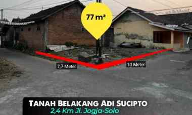 Tanah Murah di Berbah Belakang Bandara Adi Sucipto, Sleman 2,4 km jl