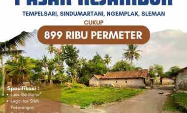 Tanah 899 Ribu di Sleman Timur Tempelsari Sindumartani Ngemplak Sleman