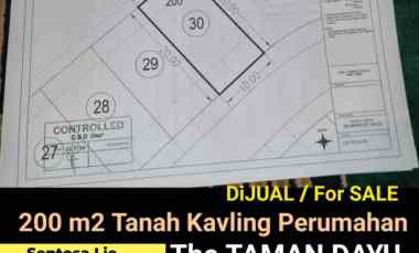 Murah Dijual 200 m2 Tanah Kavling The Taman Dayu - Cluster Keukenhof