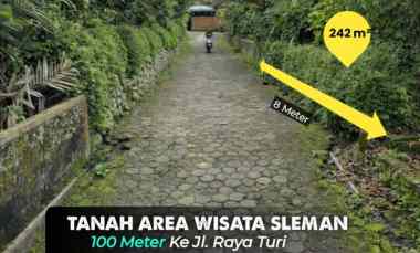 Tanah Murah Area Kampung Wisata Donokerto, Turi Sleman Utara Rsud