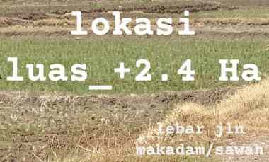 Dijual Tanah untuk Investasi dan Perumahan