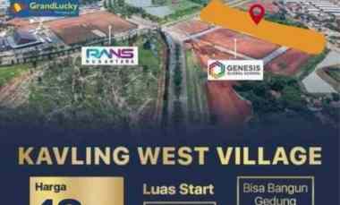 Dijual Kavling Komersial West Village, Jln BSD Raya Pusat, BSD City