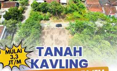 Promo Akhir Yahun Tanah Kavling 200 meter dari jl Tajem