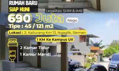 dijual villa jl kaliurang km 13