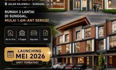 dijual villa jl rajawali kiwi gatot