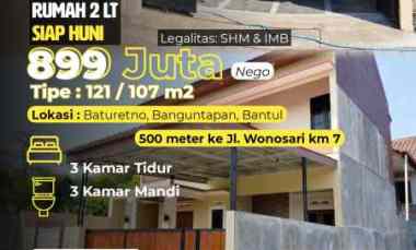 gambar dijual villa jl wonosari km 7