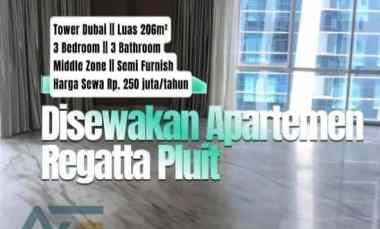 Apartemen Disewakan di Pantai Mutiara, Pluit