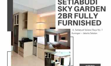 For Rent Apartment Setiabudi Sky Garden 2BR, 79m Fully Furnished