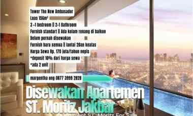 Apartemen Disewakan di Apartemen ST. Moritz Kembangan Jakarta Barat