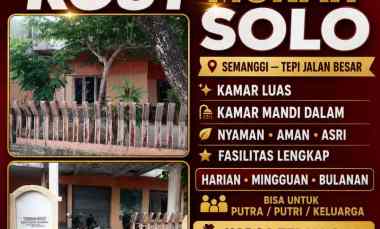 disewakan kost semanggi pasar kliwon solo