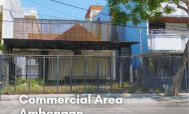 Rumah Usaha Ambengan Strategis, Ac 8 Unit, Parkir Luas Depan Belakang