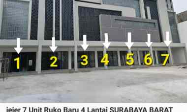 Disewakan 7 Unit Ruko Raya Satelit Indah - Sukomanunggal - Ruko Baru