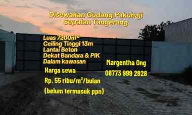 Komersial Disewakan di Pakuhaji, Sepatan, Tangerang, Banten