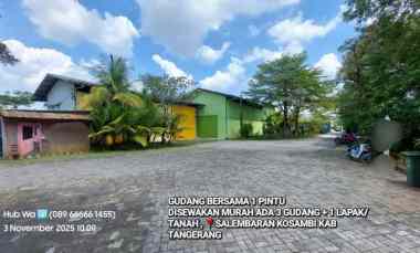 Disewakan Gudang Siap Pakai Strategis dekat Tol Pik2 dan Bandara Soeta