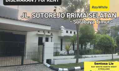 Disewakan Rumah Sutorejo Prima Selatan dekat ITS, Pakuwon City, Galaxy