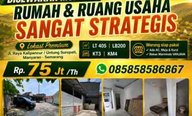disewakan rumah jl kalipancur manyaran