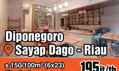 Disewakan Rumah Strategis Bisnis Area Tengah Kota di Sayap Dago