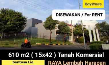 disewakan tanah jalan raya lembah harapan