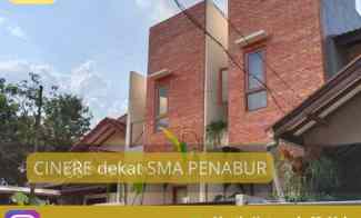 for sale rumah sma penabur cinere siap huni