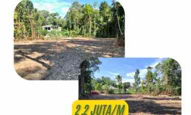 Tanah Kavling 2 juta an/m di Timur Pasar Jangkang