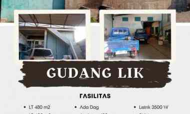 Gudang SHM Kawasan LIK Bugangan Siap Operasional