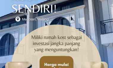 Hub, Jual Rumah Kost Malang Harga di Bawah Pasar