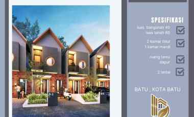 hunian modern 2 lantai kota batu