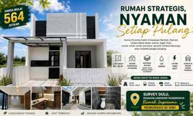 Hunian Modern Sleman dengan Desain Elegan Fungsional