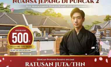 Investasi Villa Premium Nuansa Jepang di Bogor