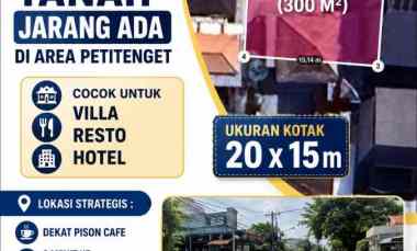 jual cepat tanah area petitenget dekat pison cafe