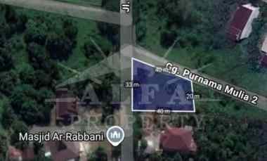 Tanah Dijual di Jalan Purnama 2