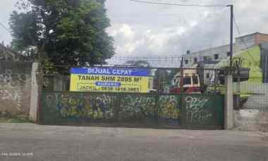 Jual Cepat Tanah 2895 meter di Pinggir Jalan Raya Puspitek
