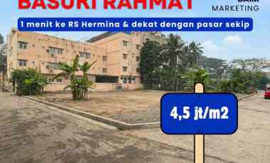 jual cepat tanah kav dekat jl basuki rahmat palembang